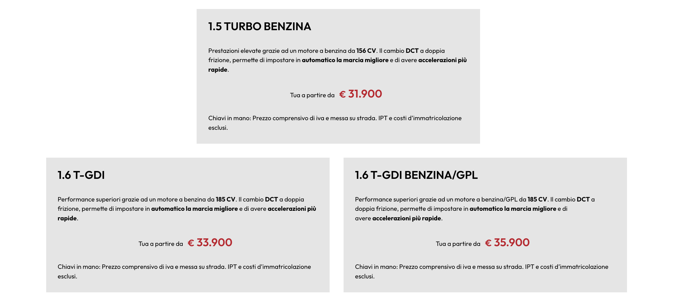 MOTORIZZAZIONI