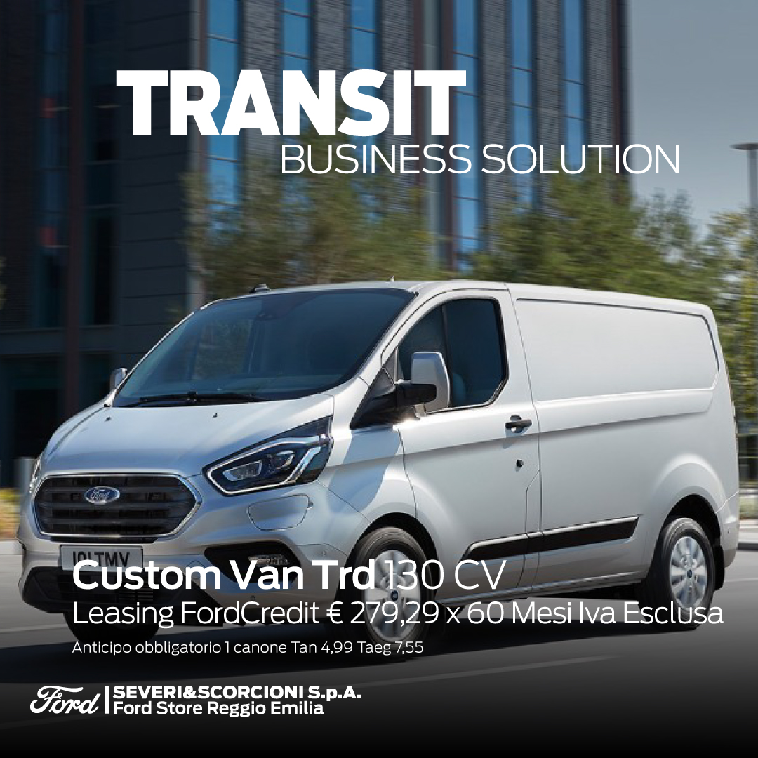 BUSINESS CV TRANSIT Custom Van