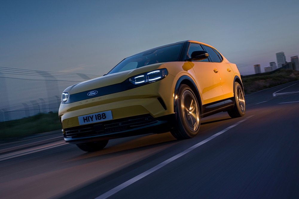 Ford Hybrid Electric Eu Column Card 34 CX740L CAR 3X2 1000X667 Front View Capri