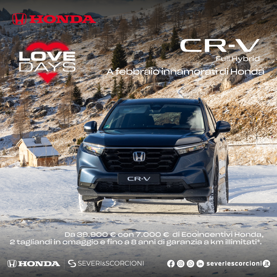 202602 HONDA LOVE DAYS CR V