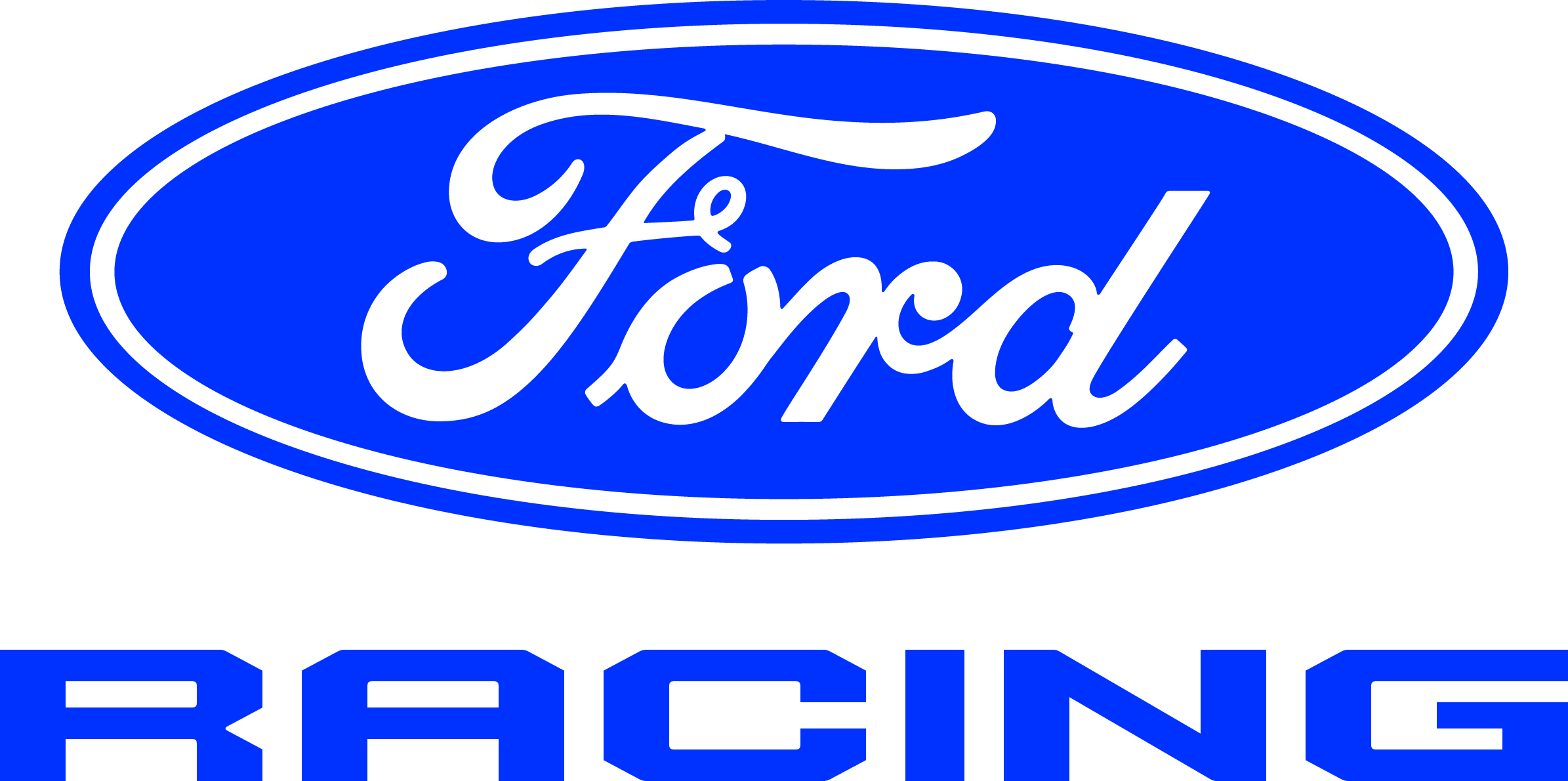 Ford Racing Racing Oval RGB Racing Blue