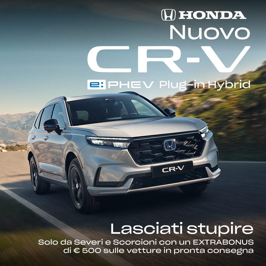 NUOVO HONDA CR-V PLUG IN HYBRID
