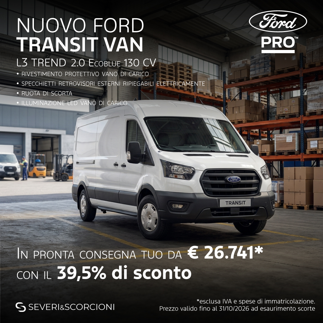 202610 01 TRANSIT VAN PRONTA CONSEGNA
